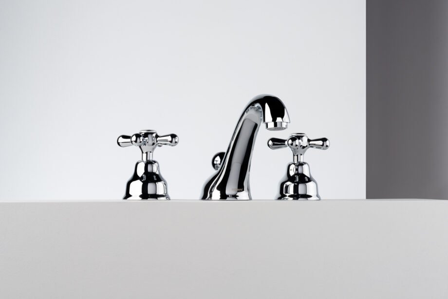 Three-hole basin mixer Emmevi Decò Classic 12033 with pop-up waste, chrome Three-hole basin mixer Emmevi Decò Classic 12033 with pop-up waste – 2