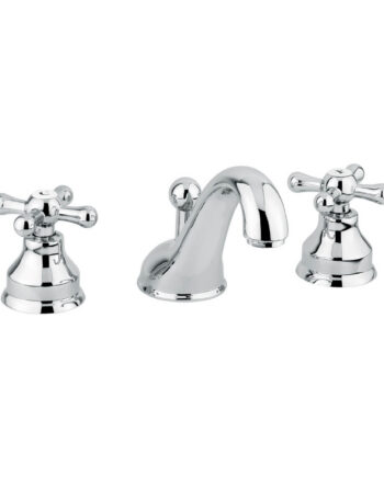 Three-hole basin mixer Emmevi Stella 17033 with pop-up waste