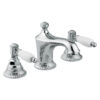 Three-hole basin mixer Emmevi The One Atena 98033 with pop-up waste, chrome, without crystal Three-hole basin mixer Emmevi The One Atena 98033 with pop-up waste