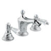 Three-hole bidet mixer Emmevi The One Atena 98044 with pop-up waste, chrome, with clear crystal Three-hole bidet mixer Emmevi The One Atena 98044 with pop-up waste – 2