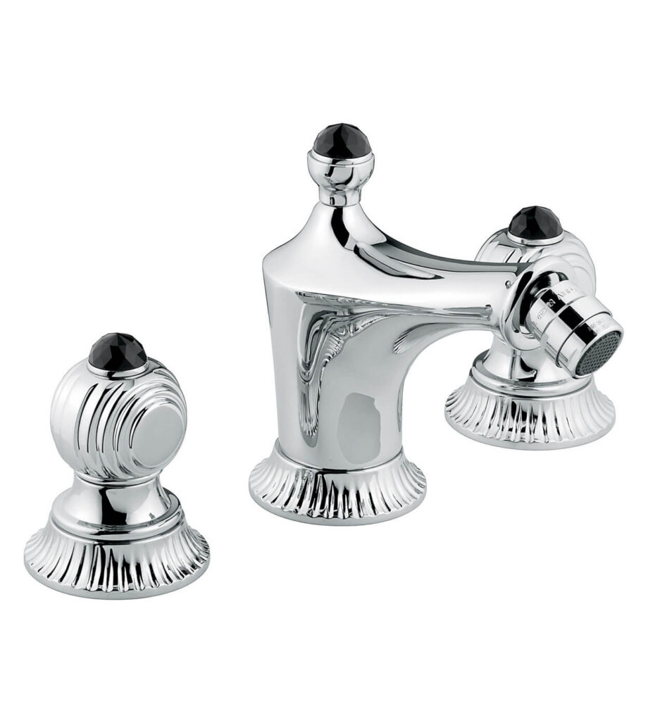 Three-hole bidet mixer Emmevi The One Cloe 98044 with pop-up waste – 3