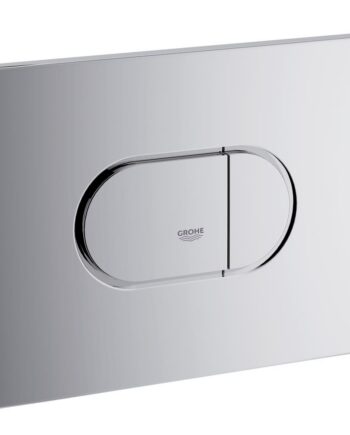 Toilet flush plate, for horizontal installation, Grohe Arena Cosmopolitan, chrome