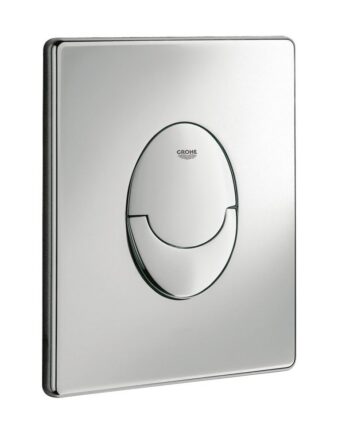Toilet flush plate Grohe Skate Air, chrome, for vertical installation