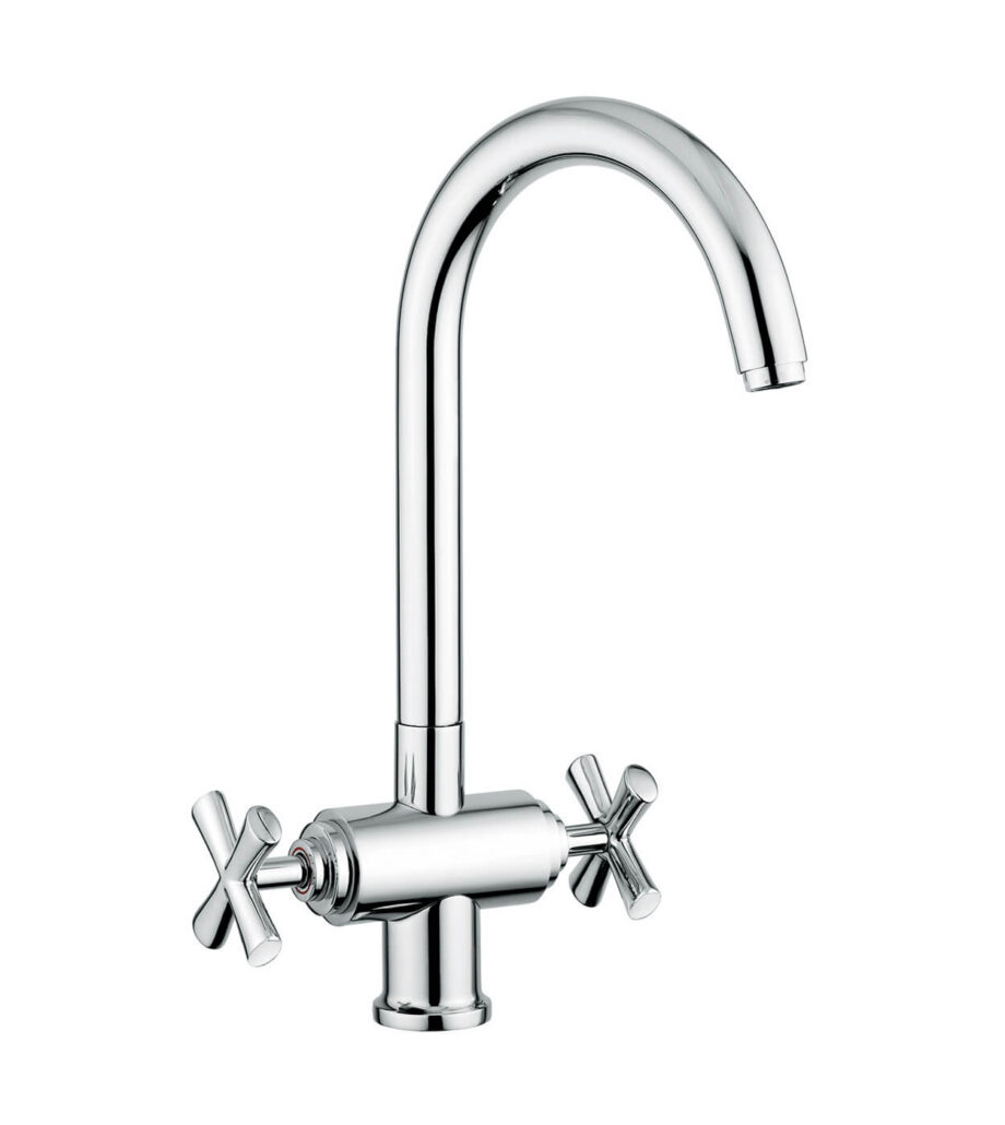 Two-handle kitchen mixer Emmevi Spirit New 31007, chrome Two-handle kitchen mixer Emmevi Spirit New 31007