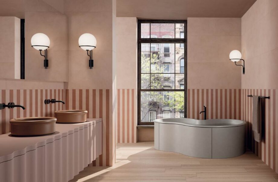 Solid colour porcelain listello ABK Alterego Clay, 5x120 cm, 8.5 mm, matt – 2