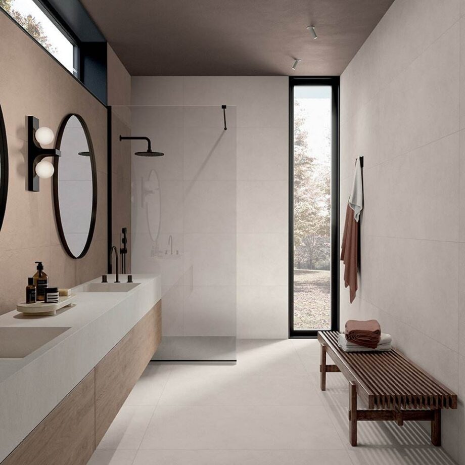 Solid colour porcelain tile ABK Alterego Milk, 60x60 cm, 8.5 mm, natural matt, slip-resistant R10 – 4
