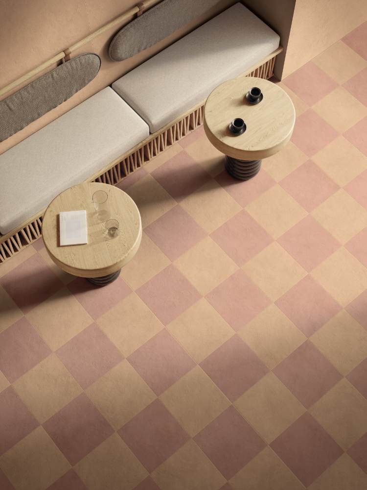 Solid colour porcelain tile ABK Alterego Mou, 60x60 cm, 8.5 mm, natural matt, slip-resistant R10 – 4