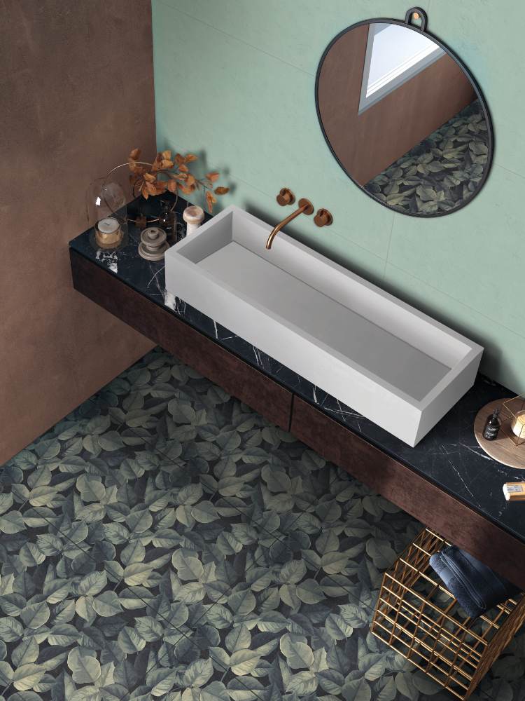 Solid colour ceramic wall tile ABK Wide&Style Mini Mint, 60x120 cm, 7 mm, matt – 2