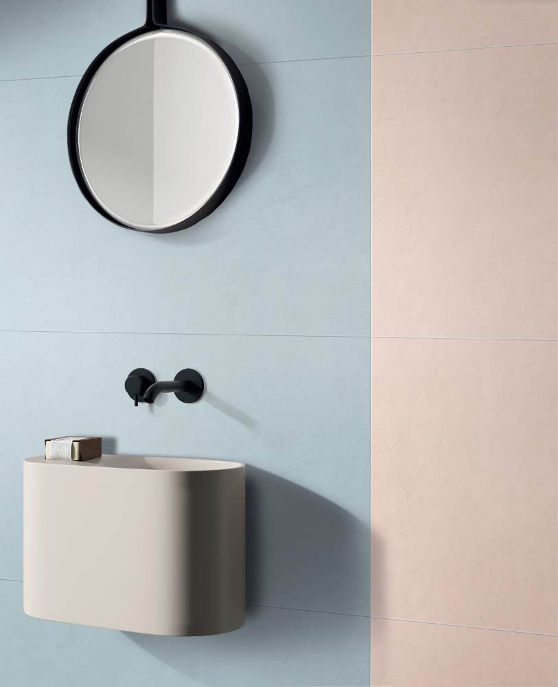 Solid colour ceramic wall tile ABK Wide&Style Mini Sky, 60x120 cm, 7 mm, matt – 2
