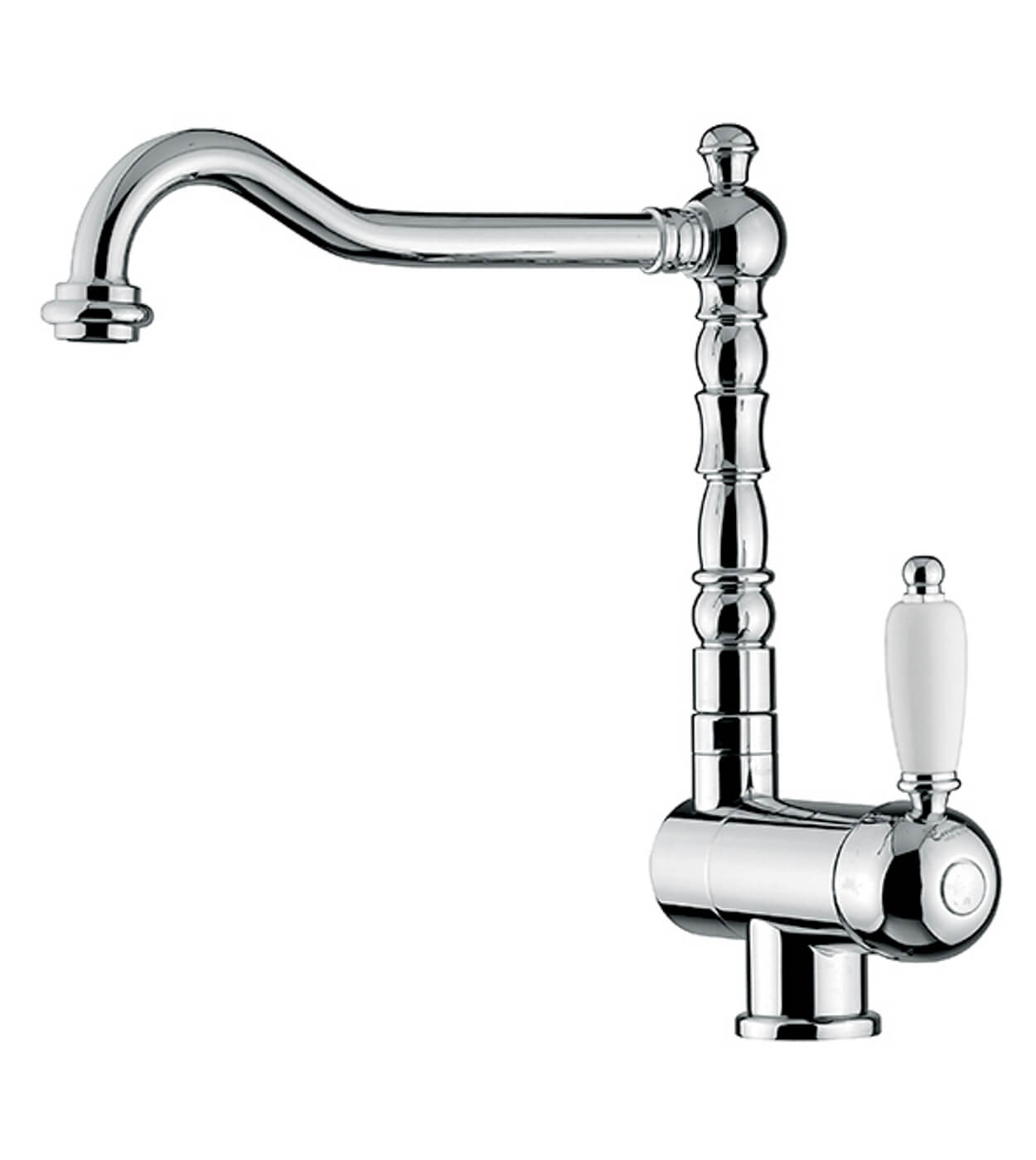 Under-window kitchen mixer Emmevi Laguna 40335 with fold-down spout