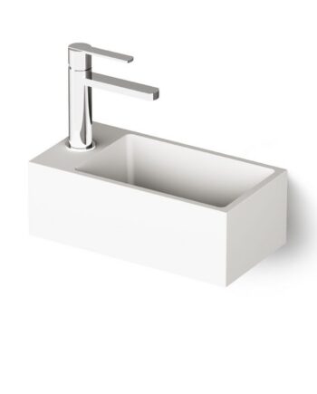Cloakroom Basin PAA MI D right-hand 40x21 cm