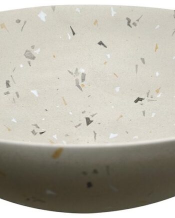 Washbasin Dune Fragmenta Arena 40x40x15 cm, hand-painted ceramic countertop basin