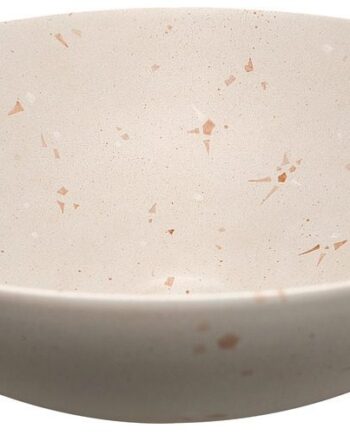 Washbasin Dune Fragmenta Coral 40x40x15 cm, hand-painted ceramic countertop basin
