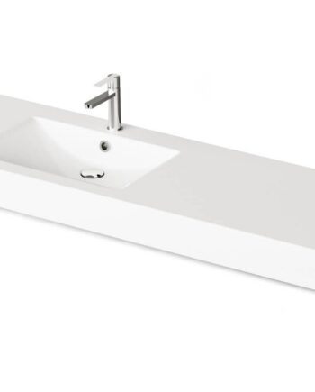 Basin with Vanity Top PAA LONG STEP 150, bowl right