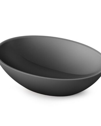 Countertop Basin PAA PERLA 51x35.5 cm, Black Graphite