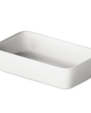 Countertop Basin PAA QUADRO ON 55.5x33.5 cm, Cast Stone