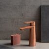 Basin mixer Emmevi Stele 99003 with pop-up waste, matt copper Basin mixer Emmevi Stele 99003 with pop-up waste – 3