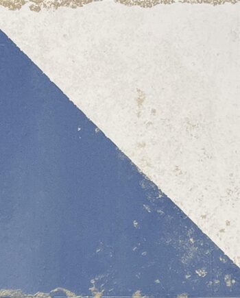 Valencian hydraulic-pattern porcelain floor tile Dune Antiga Cabanyal Azul, 20x20 cm, 9 mm, blue