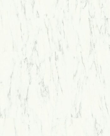 Vinyl floor tiles Quick-Step Oro Marble Carrara white