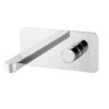 Wall-mounted basin mixer Emmevi Ade 78055, single plate