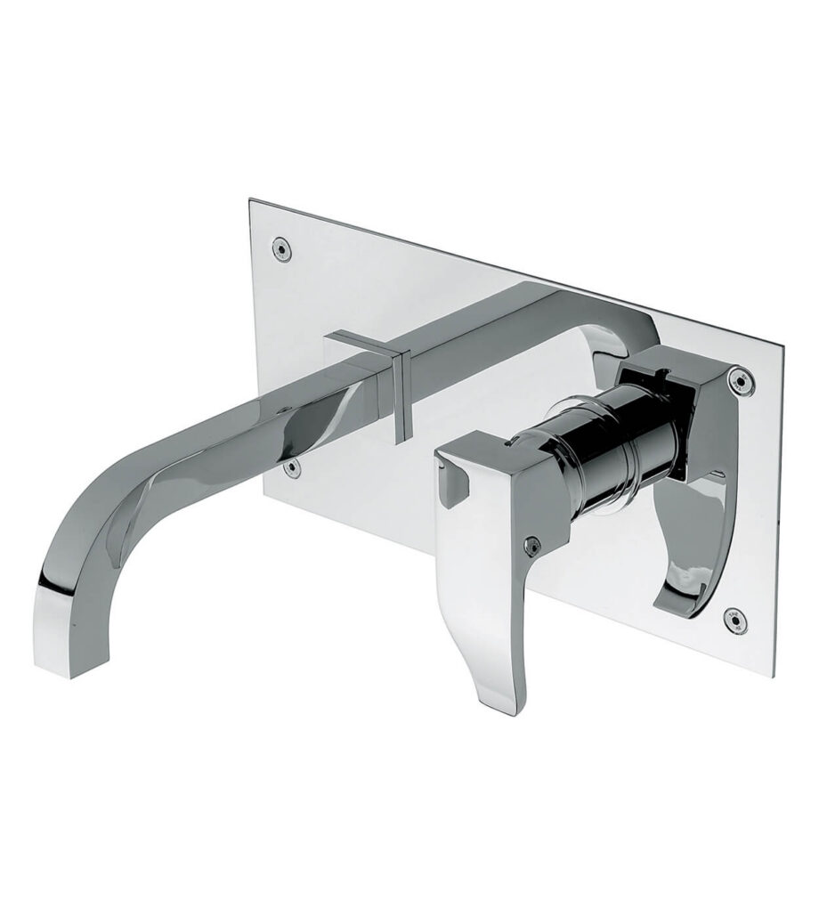 Wall-mounted basin mixer Emmevi Niagara 74055, single plate