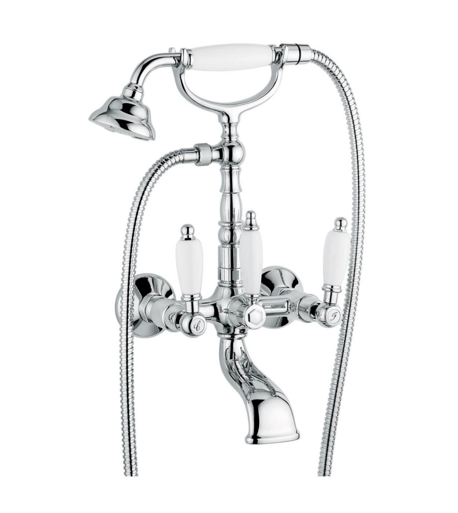 Wall-mounted bath mixer Emmevi Decò Ceramic 121611