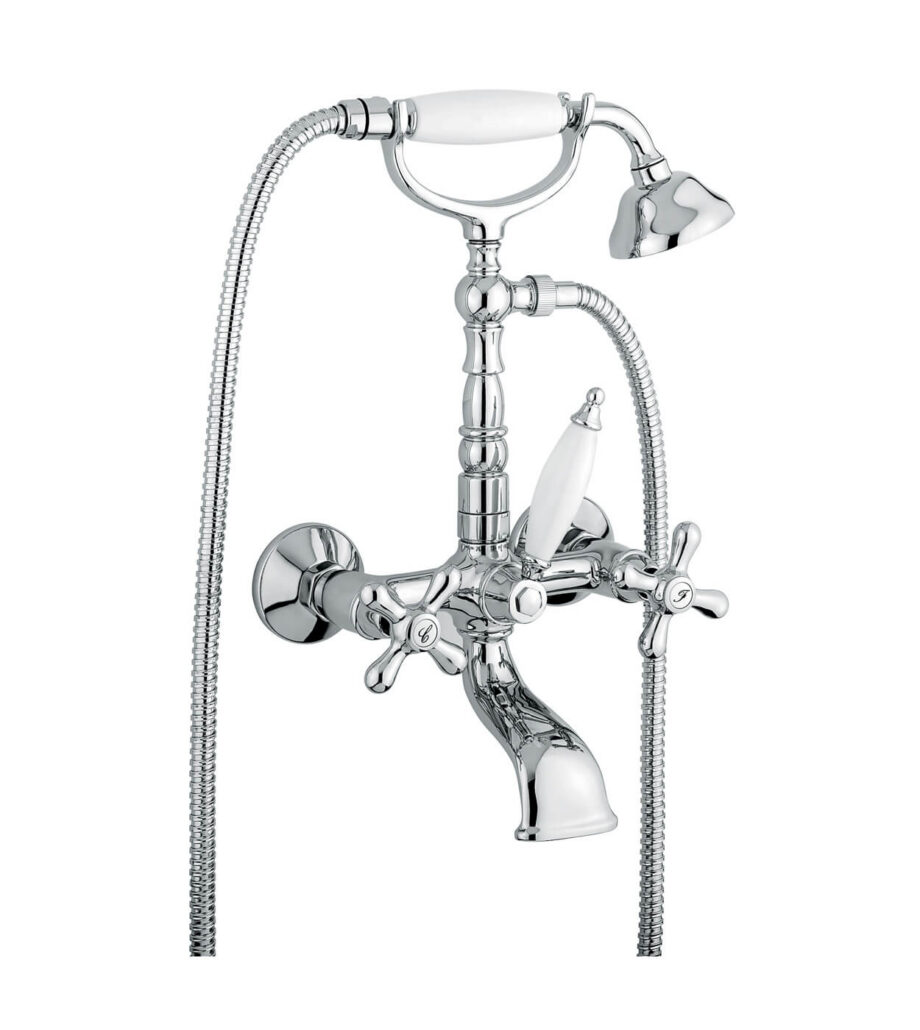 Wall-mounted bath mixer Emmevi Decò Old 12611