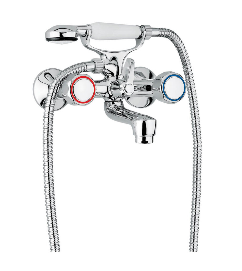 Wall-mounted bath mixer Emmevi Sole 15011, chrome Wall-mounted bath mixer Emmevi Sole 15011