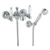 Wall-mounted bath mixer Emmevi The One Atena 98001, chrome, without crystal, mixer + shower set Wall-mounted bath mixer Emmevi The One Atena 98001 – 2
