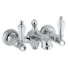 Wall-mounted bath mixer Emmevi The One Atena 98001, chrome, with clear crystal, mixer only Wall-mounted bath mixer Emmevi The One Atena 98001 – 3