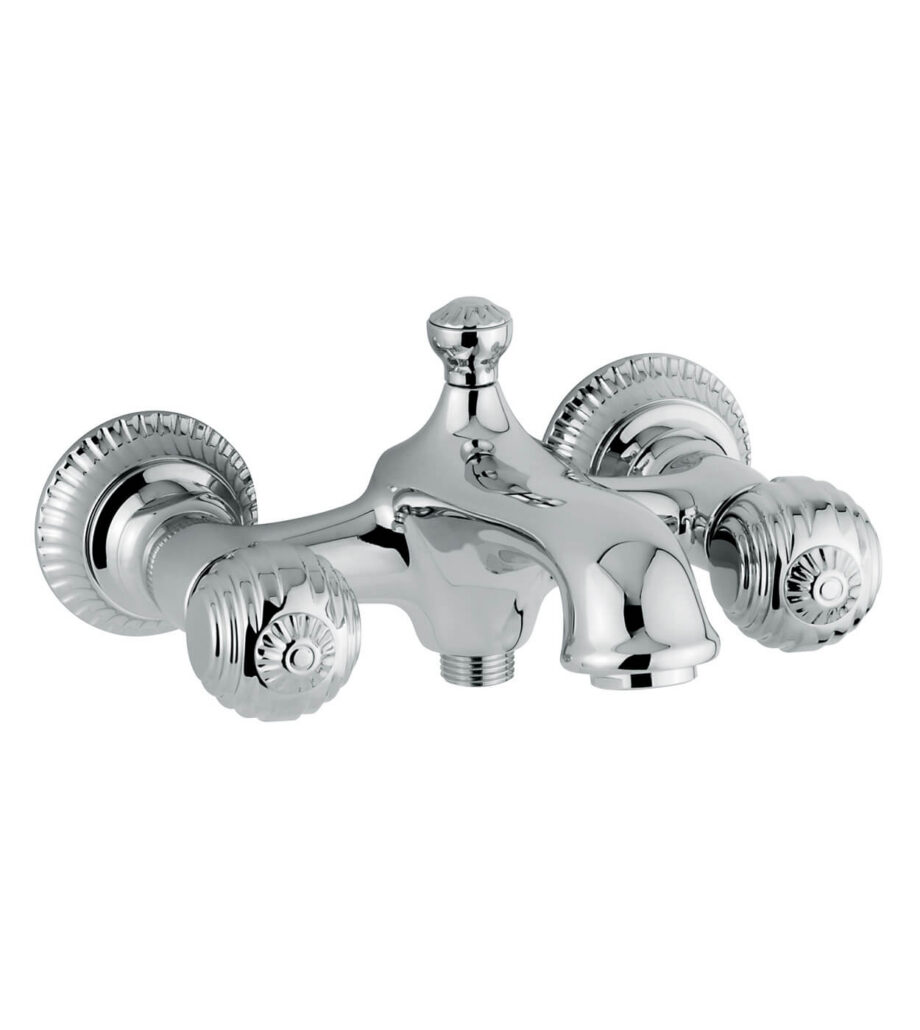 Wall-mounted bath mixer Emmevi The One Cloe 98001, chrome, without crystal, mixer only Wall-mounted bath mixer Emmevi The One Cloe 98001