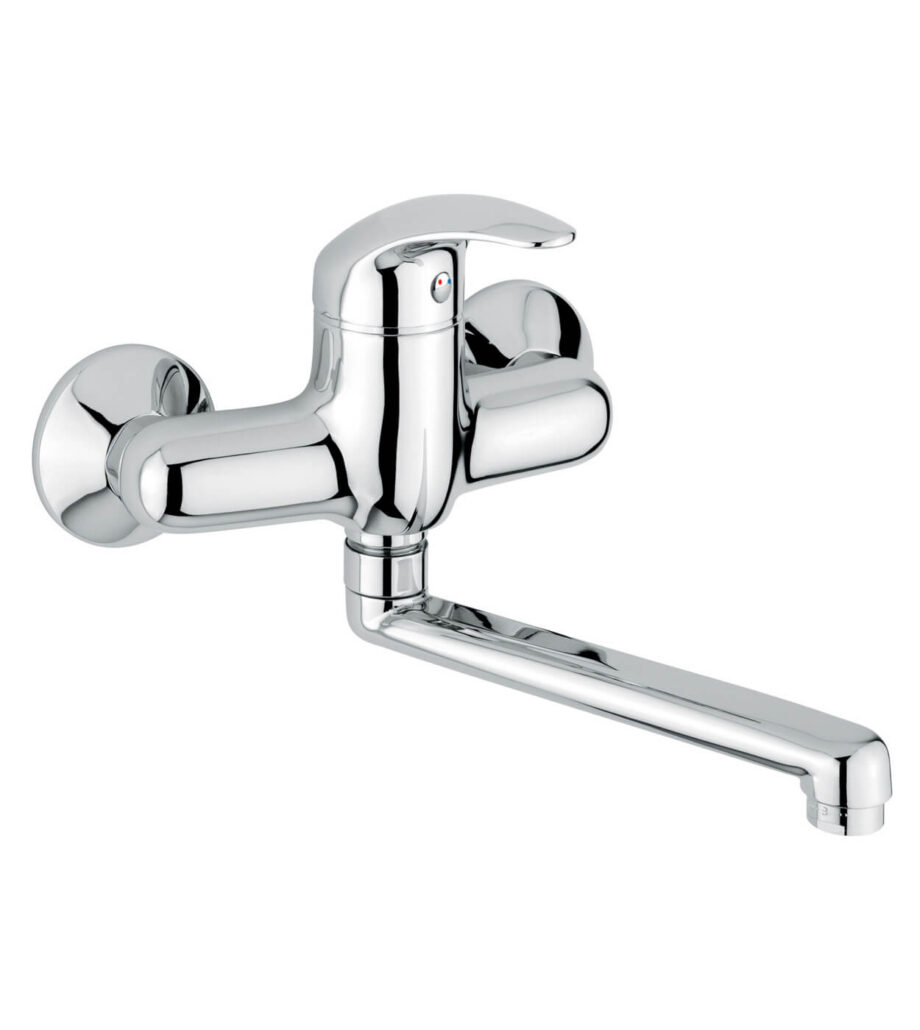 Wall-mounted kitchen mixer Emmevi Anubis 7005, chrome Wall-mounted kitchen mixer Emmevi Anubis 7005