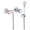 Wall-mounted shower mixer Emmevi Sole 15002, chrome, mixer + shower set Wall-mounted shower mixer Emmevi Sole 15002 – 2