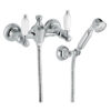 Wall-mounted shower mixer Emmevi The One Atena 98002, chrome, without crystal, mixer + shower set Wall-mounted shower mixer Emmevi The One Atena 98002 – 2