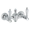 Wall-mounted shower mixer Emmevi The One Atena 98002, chrome, with clear crystal, mixer only Wall-mounted shower mixer Emmevi The One Atena 98002 – 3