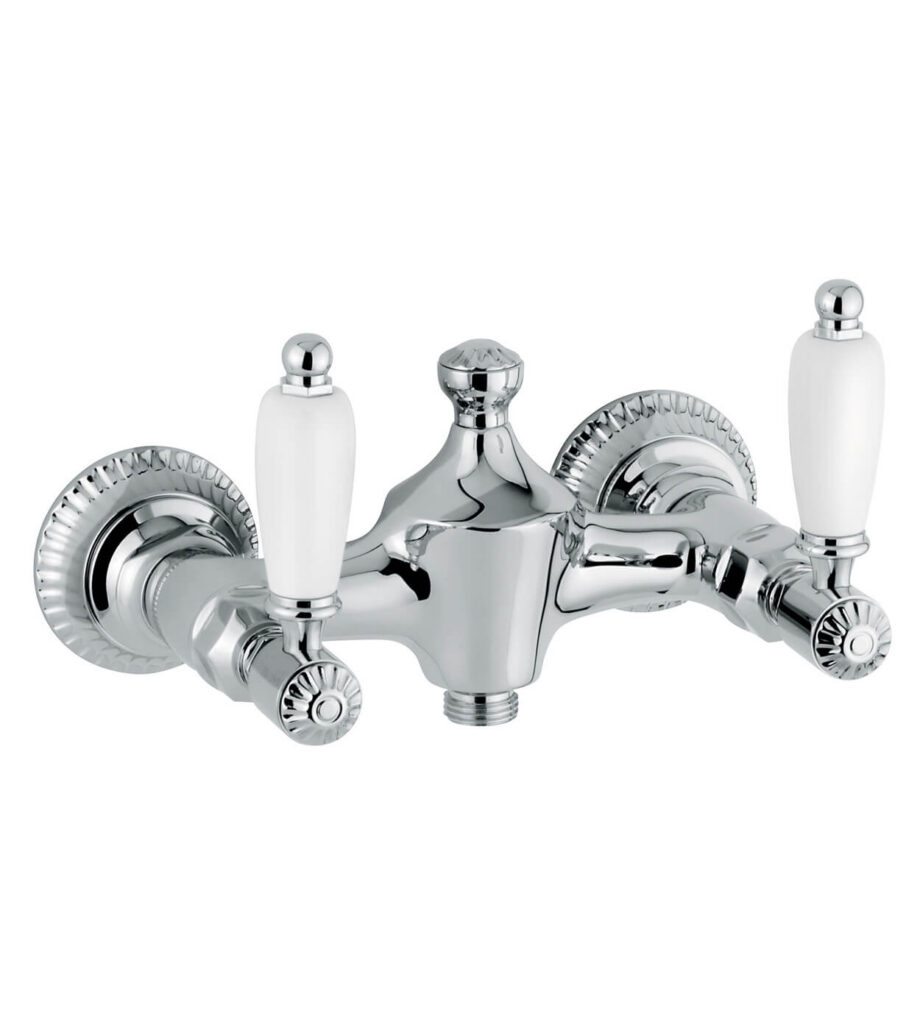 Wall-mounted shower mixer Emmevi The One Atena 98002, chrome, without crystal, mixer only Wall-mounted shower mixer Emmevi The One Atena 98002