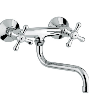 Wall-mounted two-handle kitchen mixer Emmevi Stella 17005S