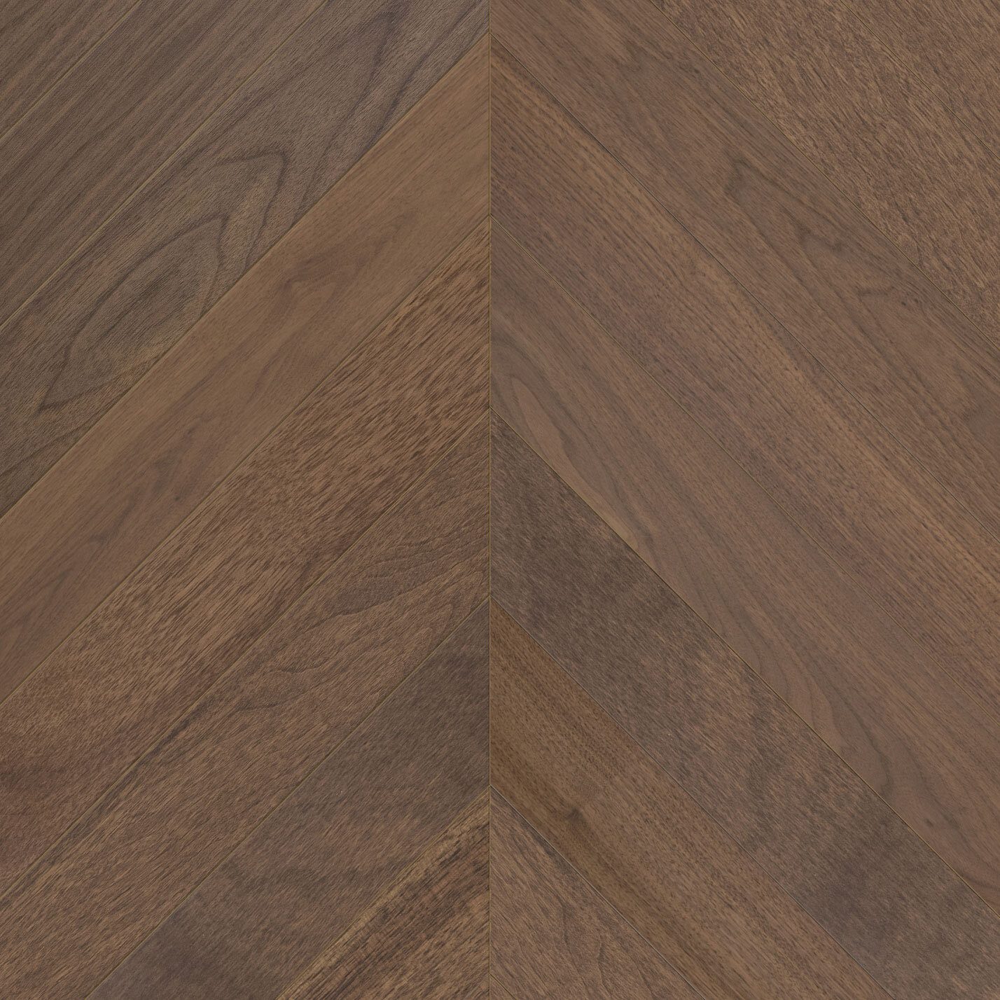 Walnut Chevron Flooring Esta AB extra matt lacquered
