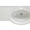 Washbasin PAA DELTA cast stone 900 mm washbasin on the left side
