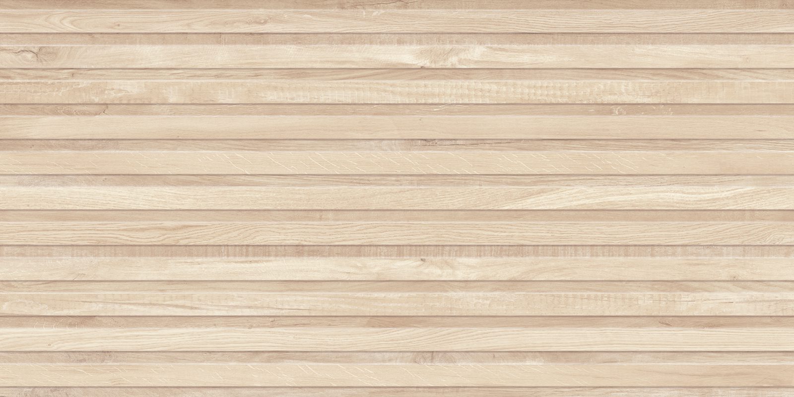 Wood effect relief porcelain wall tile Tau Eternal Haya, 60x120 cm, beech, rectified