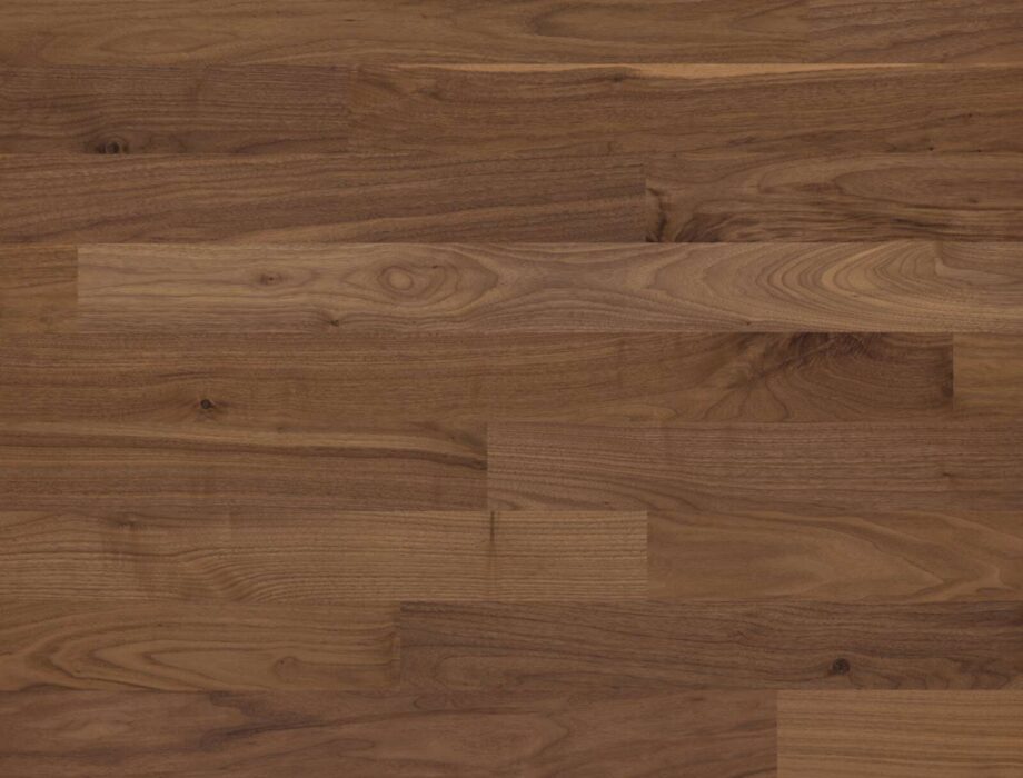Wooden Flooring Bauwerk Cleverpark 1250 American Walnut 14 oiled sanded – board view Wooden Flooring Bauwerk Cleverpark 1250 American Walnut 14 oiled sanded