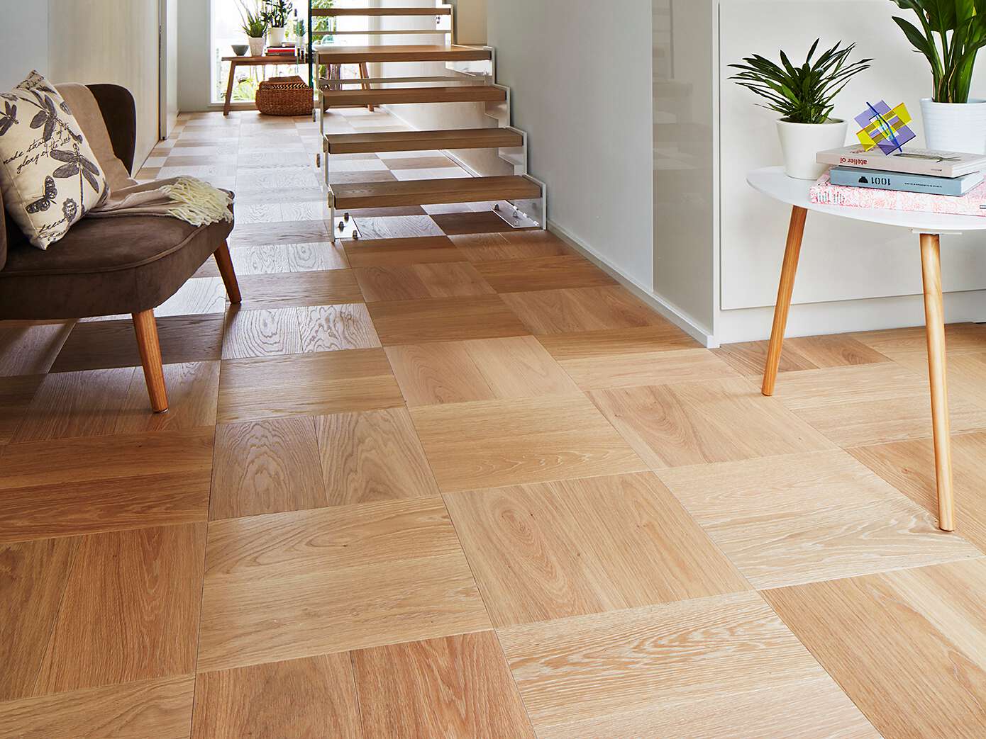 Wooden Flooring Bauwerk Formpark Mini 570 Oak Avorio 14 oiled deep brushed – 2