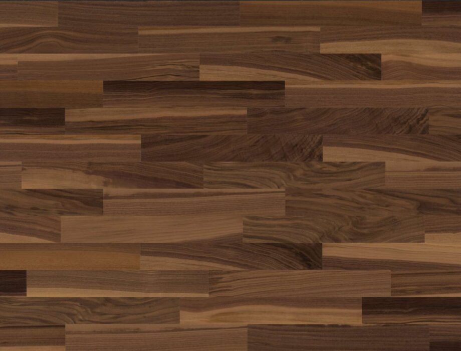 Wooden Flooring Bauwerk Monopark American Walnut 34 matt lacquered sanded – board view Wooden Flooring Bauwerk Monopark American Walnut 34 matt lacquered sanded