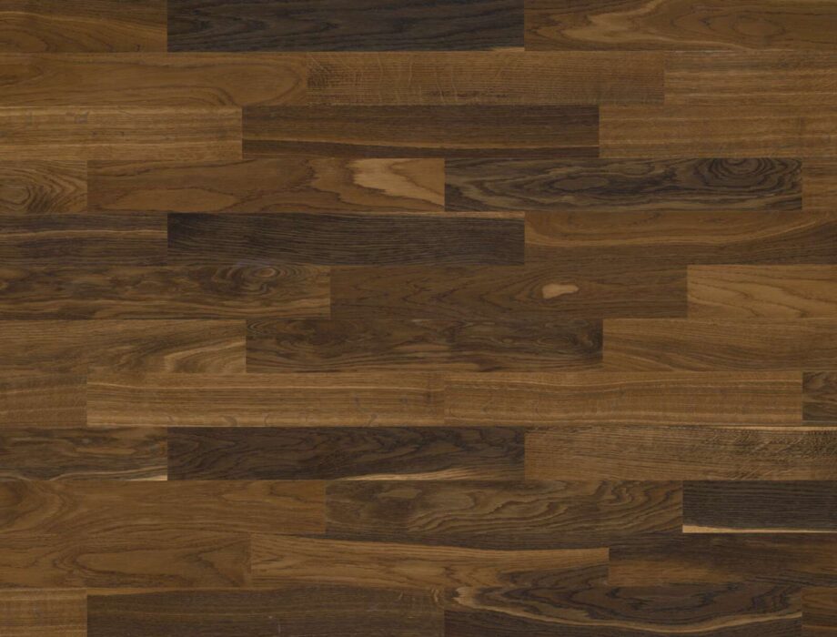 Wooden Flooring Bauwerk Monopark Smoked Oak 24 matt lacquered sanded – board view Wooden Flooring Bauwerk Monopark Smoked Oak 24 matt lacquered sanded